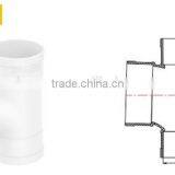 Equal Tee GB Standard TY Factory Price Manufacturer Good Quality Fitting UPVC Rubber Joint Plastic Fitting for Drainage thumbnail-1