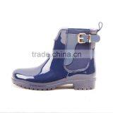 Shining Blue Chelsea Pvc Rain Boots thumbnail-2