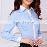 Office Lady Dress Shirts Bank Hotel Work Uniform Shirts Blouse thumbnail-5