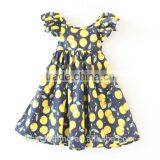 2017 New Summer Infant Baby Girl Ruffle Floral Print Dress Sundress Briefs Outfits Clothes thumbnail-3