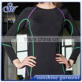 Sexy Women Yoga Fitness Stretch Workout Long Sleeve thumbnail-1