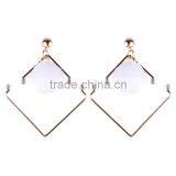 Fashion Colorful Pompon Gold Plated Hoop Earrings for Women Accessories thumbnail-6