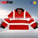 Black Cheap 100% Polyester Safety T-shirt for Worker Made in China Mining Safety T-shirts Cheap Green Men T-shirt ce En471 thumbnail-1