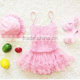 Factory Price Baby Pink Lace Bikini Children's Swimwear Kids Swinwear a Little Baby Swimwear /kids Bikini thumbnail-2