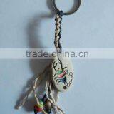 12 Constellation Keyring,Ceramic Constellation Pendant,Hand-knitted Textile Ancient Constellation Keychains thumbnail-1