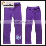 Girls Leggings 2015 Hot Sell Kids Leggings NEW Kid Pants Full Length Girls Pants Cute Purple Legging for Girls ,children Pants thumbnail-1