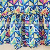 2017 Newest Style Cheap Short Sleeve Cute Blue Baby Girls Suits Summer Girls Dress 2 Piece T-shirt and Pants 2-7 Years Old thumbnail-6