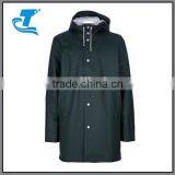 Adult Long Waterproof Polyester Raincoat With Hood thumbnail-2