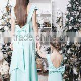 2017 Hot Selling Mother And Daughter Matching Dresses Baby Long Frocks Prom Dress Long Party Frock Designs thumbnail-4