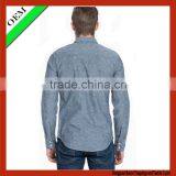 2015 High Quality Jean Shirt With Long Sleeve OEM thumbnail-2