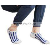 1 pc Sale Hot Sale 80% Cotton and 20% Polyester Mixed Seasons Chino Suppliers Men Striped Boat Socks thumbnail-4