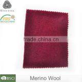 100% Merino Wool Fabric Customized, Knitted Fashion Wool Cashmere Fabric