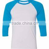 Bella+Canvas Unisex 3/4 Sleeve Raglan Baseball Tee - Made From Polyester Cotton Blend and Comes With Your Printed Logo thumbnail-2