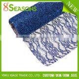 Royal Blue Glitter 48cm,1Roll Organza Jewelry Gift Flower Wrapping thumbnail-1