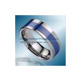 Fashion Fantastic Blue Tungsten Ring Hot Sales