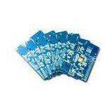 FR4 6 Layer Immersion Gold Quick Turn PCB With Blue Solder Mask