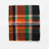Autumn And Winter Warm Acrylic Plaid Scarf Squares thumbnail-2