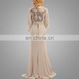 2016 Wholesale Jubah Malaysia Beaded Fashion Muslim Design Fancy Appliqued Muslim Jubah Baju Kurung Malaysia thumbnail-3