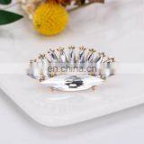 Fashion Vintage Bohemia Big Ring Colorful Crstal Exaggerated Decorate Women Party Jewelry thumbnail-2