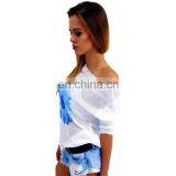 Autumn Latest Women Knitted Fashion Embroidery Long Pullover Women Sweater LK2090 thumbnail-2