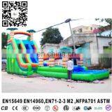 Popular Coconut Palm Tree Inflatable Dry Slides for Sale