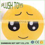 Emoji Kissing Heart Pillow Plush Round Cushion Stuffed Toy Doll for Kids Bed thumbnail-4