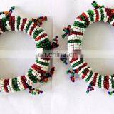 Belly Dance Bangles / Afghani Bangles / Pearl Beaded Bangles / Bohemian Jewelry / Christmas Gift / Gift for Her/ Vintage Bangles thumbnail-2