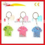Custom Cute Souvenir T-shirt Shaped Acrylic Keychain thumbnail-1
