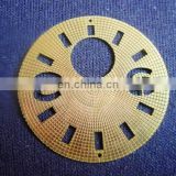 Customize Brass Etched digital Watch Dial