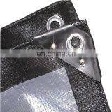 Black 4x5m Portable Heavy Duty PE Tarpaulin thumbnail-1