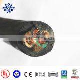 600V UL Listed Black Color 2/0 Awg SOOW Rubber Flexible Extra Heavy Duty Portable Cord thumbnail-2