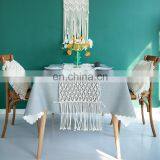 BOHO Wedding Home Decoration Bed Runner Fancy Hand Made Macrame Crochet Table Runner thumbnail-2