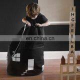 Kids Toy Storage Canvas Bags Duffle Storage Household Toy Bag With Drawstring Pouch Accessory for Toy Tent of Kids Room thumbnail-4