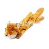 Wholesale Chew Pet Teeth Cleaning Toy no Stuffing Yellow Dog Toy Plush Squirrel thumbnail-2
