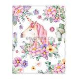 Customized Unicorn Blanket Double Layer Mink Sherpa Blanket Baby Fleece Unicorn Blanket thumbnail-2