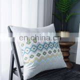 Custom Printed Waterproof Linen Ruffled Party Dinner Table Cloth Solid Embroidery Checkered Design Tablecloth thumbnail-5