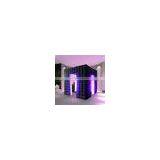 2 Doors Black Inflatable Led Cube Photo Booth Room Tent For Sale thumbnail-1