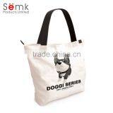 New Design Women Use Beautiful Cotton Canvas Tote Bag thumbnail-3
