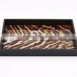 Best Selling Logo Printed Promotional Glass Serve Tray thumbnail-5