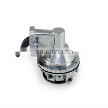 Chrome Aluminum 80GPH Fuel Pump 1003 For Small Block Chevy