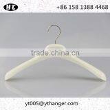 White Plastic Hanger and Pants Hanger With Custom Logo for Clothes thumbnail-5