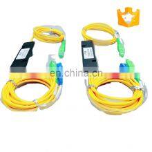 New 5/95 10/90 30/70 40/60 50/50 20/80 Sc Apc1x2 2way Window Bare Fiber Fbt Fiber Splitter Coupler