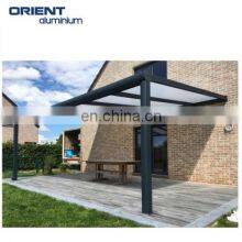 Factory Wholesale Aluminum Waterproof Pergola Covers Roof Pergola Louvers thumbnail-5