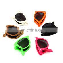 Sell Well Custom Logo Printed Lenses Folding Sunglasses