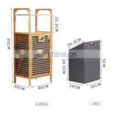 Best Supplies Latest Washing Eco Friendly Easy Empty Big Cloth Wooden Laundry Basket thumbnail-4