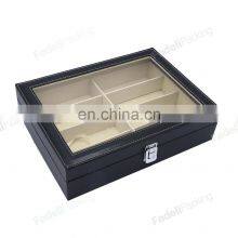 Glasses Storage Box Custom 8 Slots Leather Glasses Packaging Cases Display thumbnail-4
