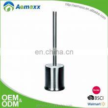 Hot Sale Round Bathroom Stainless Steel Toilet Brush With Holder Household Cleaning Toilet Brush thumbnail-2