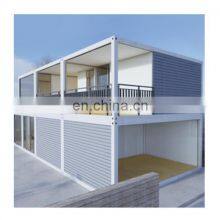 China Cheap 4 Bedroom 2 Story Prefab Light Steel Luxury Glass Quick Kit South Africa Prefab Homes House for Sale thumbnail-4