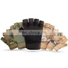 High Quality Custom Logo Ventilated Workout Fitness Weight Lifting Gym Gloves With Wrist thumbnail-1