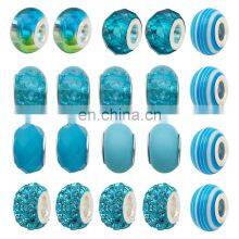 DIY Pandora Bracelet Jewelry Making Set Women Love Gifts Blue Pink Sweet Charm Beads Spacer Beads Pendant Charm Bracelet DIY Kit thumbnail-3